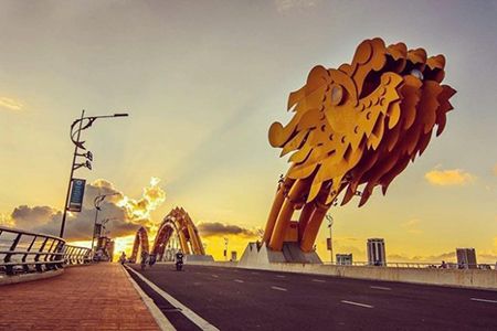 Dragon Bridge in Da Nang 